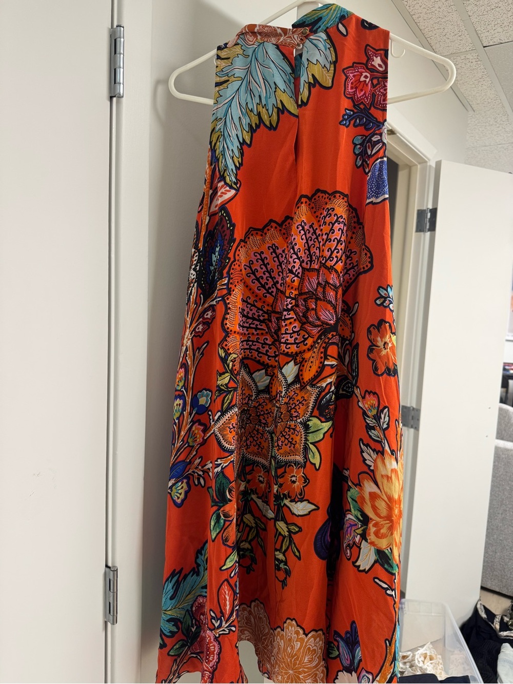 Maeve Orange Multi-Color Printed Blouse